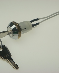 Key switch f/alarm unit AC208/AC 3/T